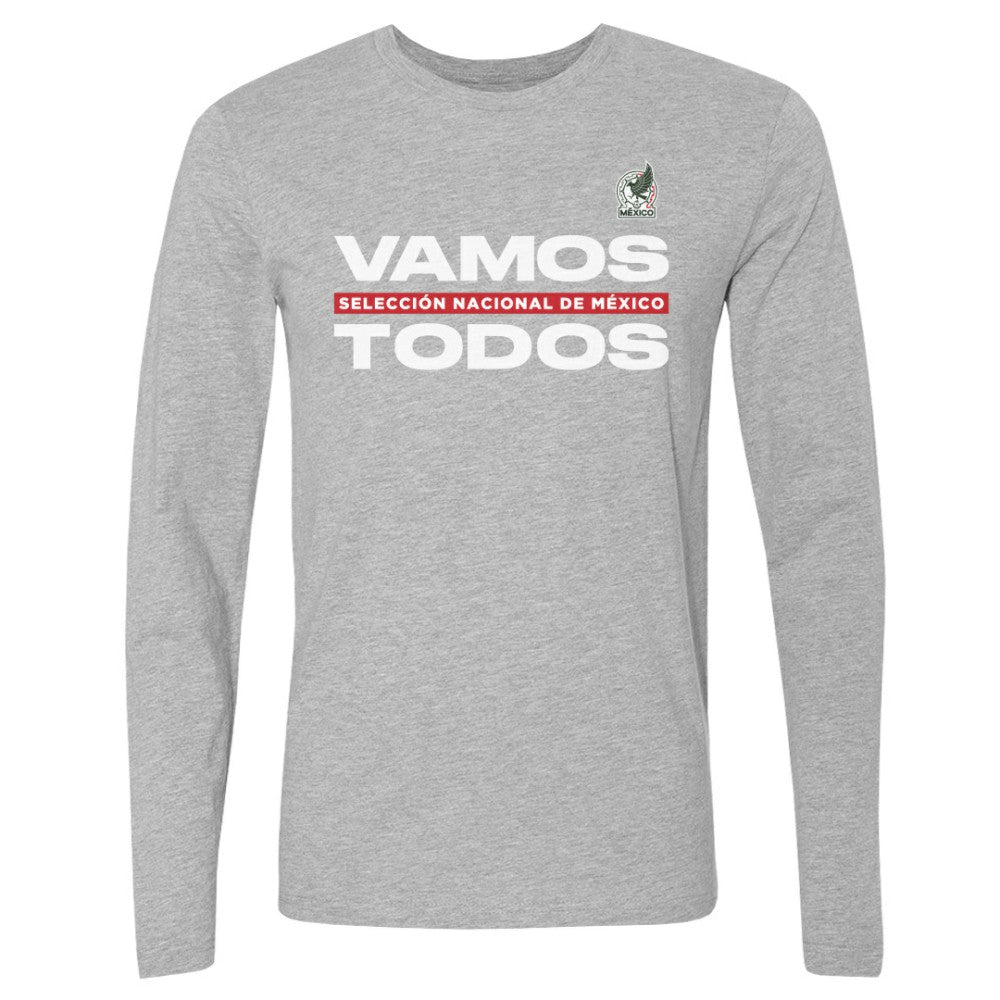 Mexico National Team 500 Level Vamos Todos Long Sleeve T-Shirt / Soccer Hot sale