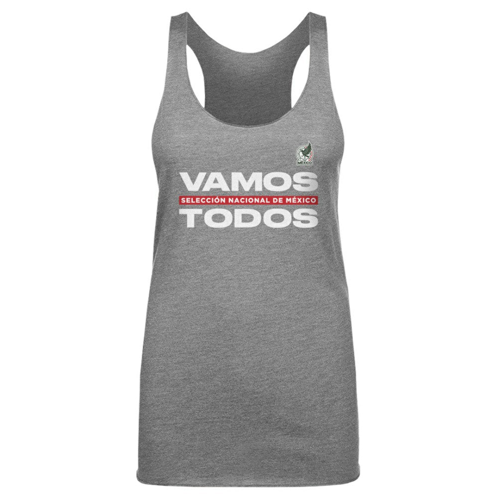 Mexico National Team 500 Level Women's Vamos Todos Tri-Blend Tank Top / Soccer For sale