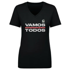 Mexico National Team 500 Level Women's Vamos Todos V-Neck T-Shirt / Soccer Sale