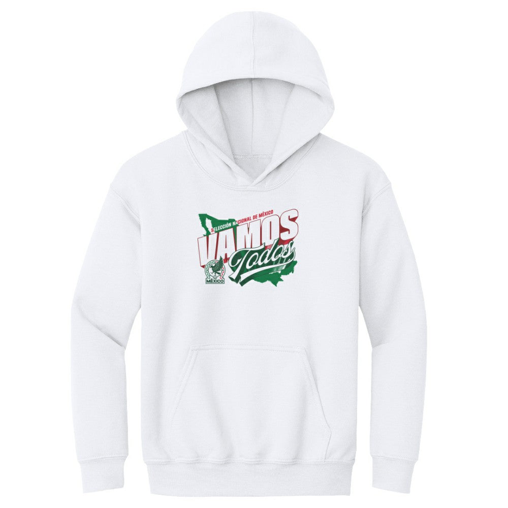 Mexico National Team 500 Level Youth Vamos Todos Country Pullover Hoodie / Soccer Hot sale