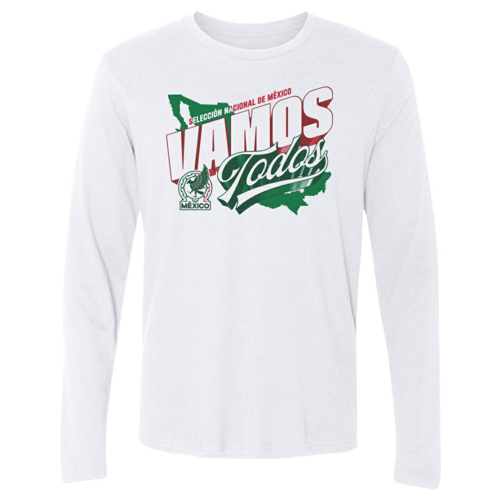 Mexico National Team 500 Level Vamos Todos Country Long Sleeve T-Shirt / Soccer On sale
