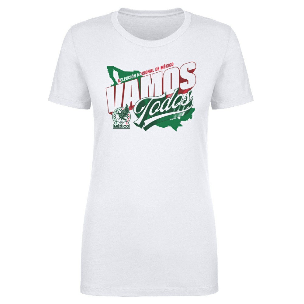 Mexico National Team 500 Level Women's Vamos Todos Country T-Shirt / Soccer For sale