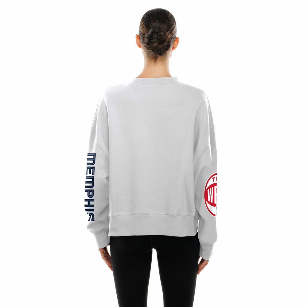 Memphis Grizzlies Women's 2025/26 City Edition Sweatshirt - White | New Era on sale