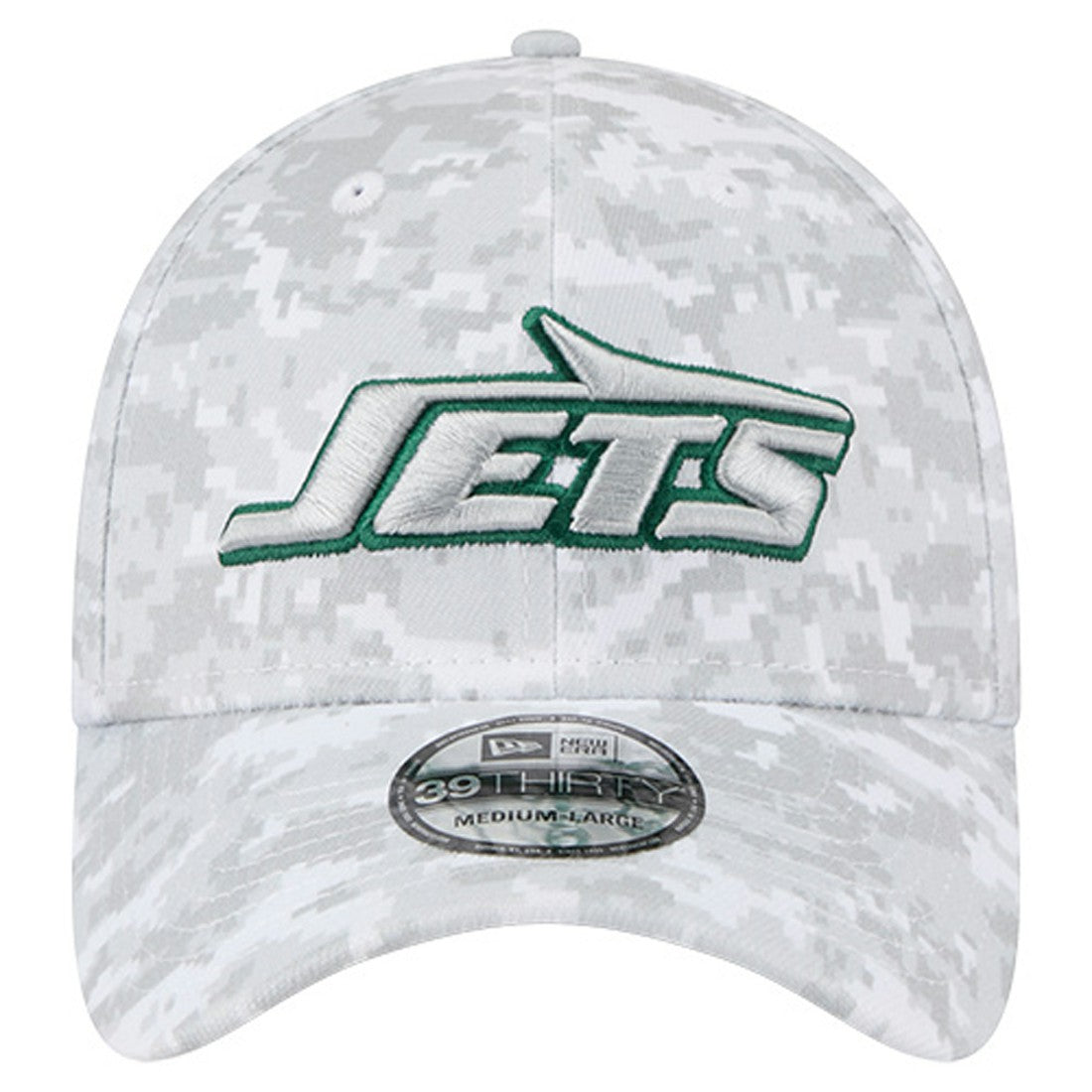NFL New York Jets 2025 Salute to Service Digital Camo Fan Pack 39THIRTY Flex Hat