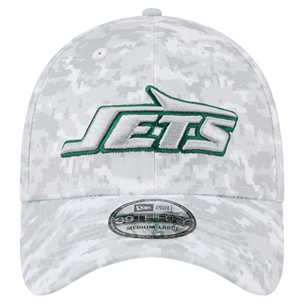 NFL New York Jets 2025 Salute to Service Digital Camo Fan Pack 39THIRTY Flex Hat