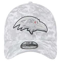 NFL Baltimore Ravens 2025 Salute to Service Digital Camo Fan Pack 39THIRTY Flex Hat
