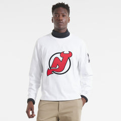 New Jersey Devils Todd Snyder Heavyweight Long Sleeve Jersey Style T-Shirt