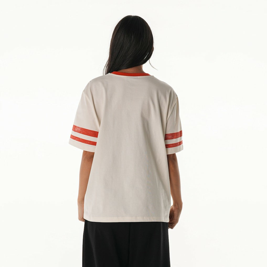NFL Kansas City Chiefs The Wild Collective Women's Vintage Drop Shoulder Oversized Boyfriend T-Shirt