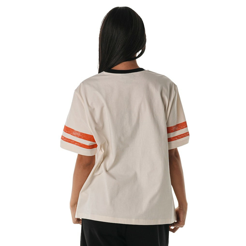 NFL Cincinnati Bengals The Wild Collective Women's Vintage Drop Shoulder Oversized Boyfriend T-Shirt