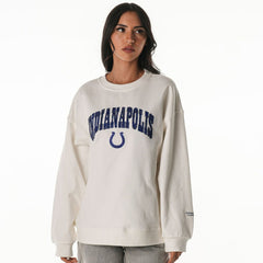 NFL Indianapolis Colts The Wild Collective Women's Rock Crystal Oversized Crewneck Sweatshirt