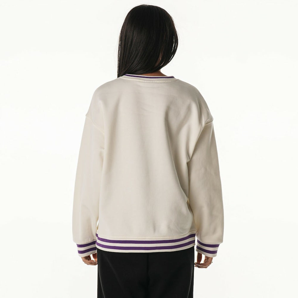 NFL Minnesota Vikings The Wild Collective Women's Oversized Vintage French Terry Sweatshirt