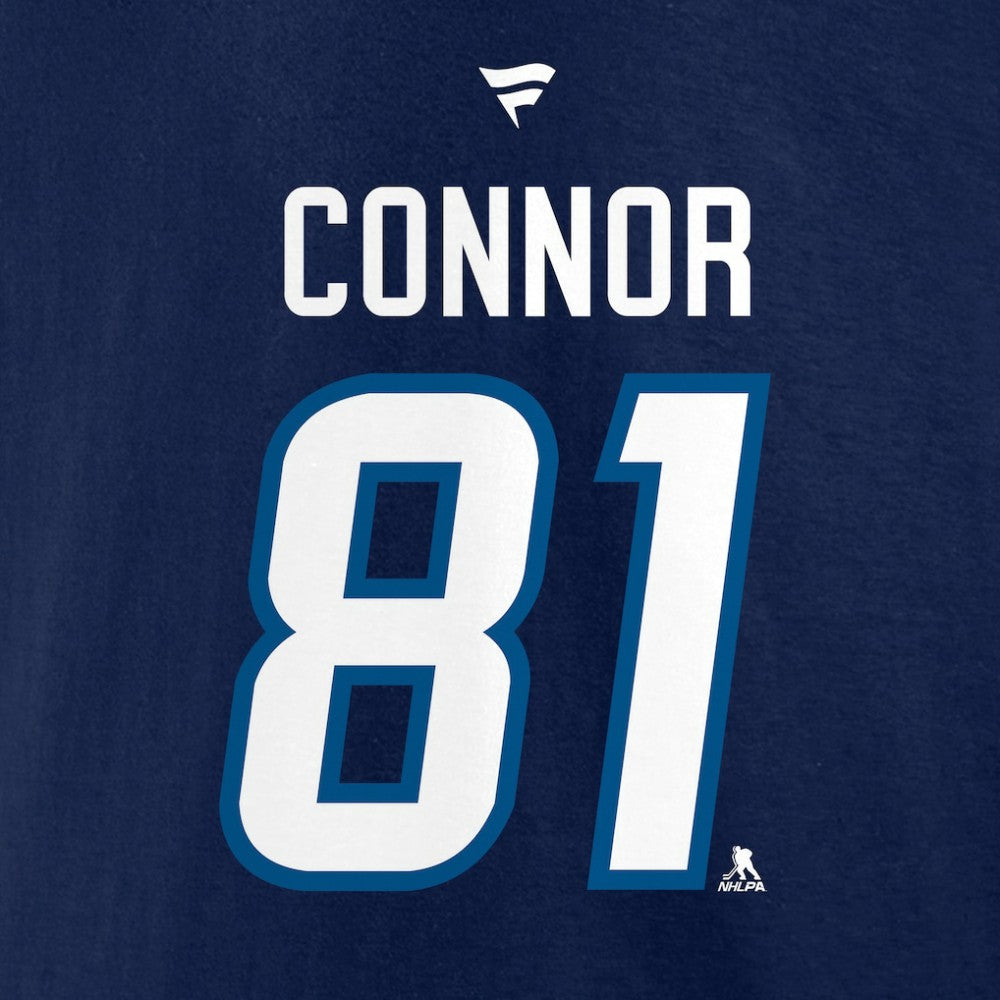 Kyle Connor Winnipeg Jets Fanatics Authentic Stack Name & Number T-Shirt