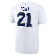 Brayden Point Tampa Bay Lightning Fanatics Authentic Stack Name & Number T-Shirt