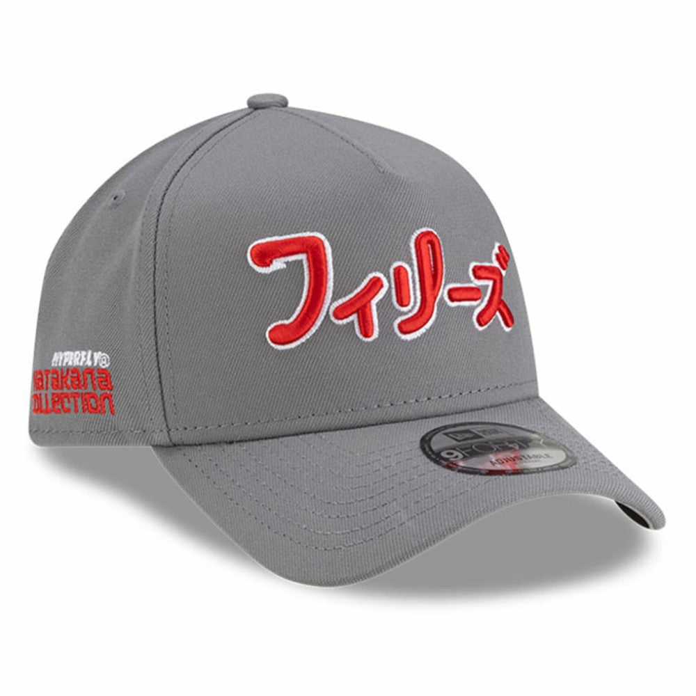 Philadelphia Phillies x Hyperfly A-Frame 9FORTY Adjustable Hat - Gray | New Era