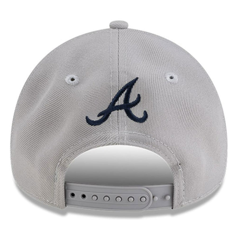 Atlanta Braves x Hyperfly A-Frame 9FORTY Adjustable Hat - Gray | New Era
