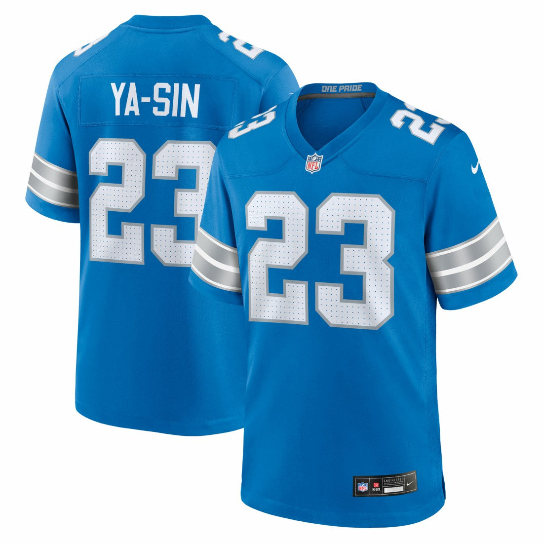 NFL Detroit Lions Rock Ya-Sin  Team Game Jersey