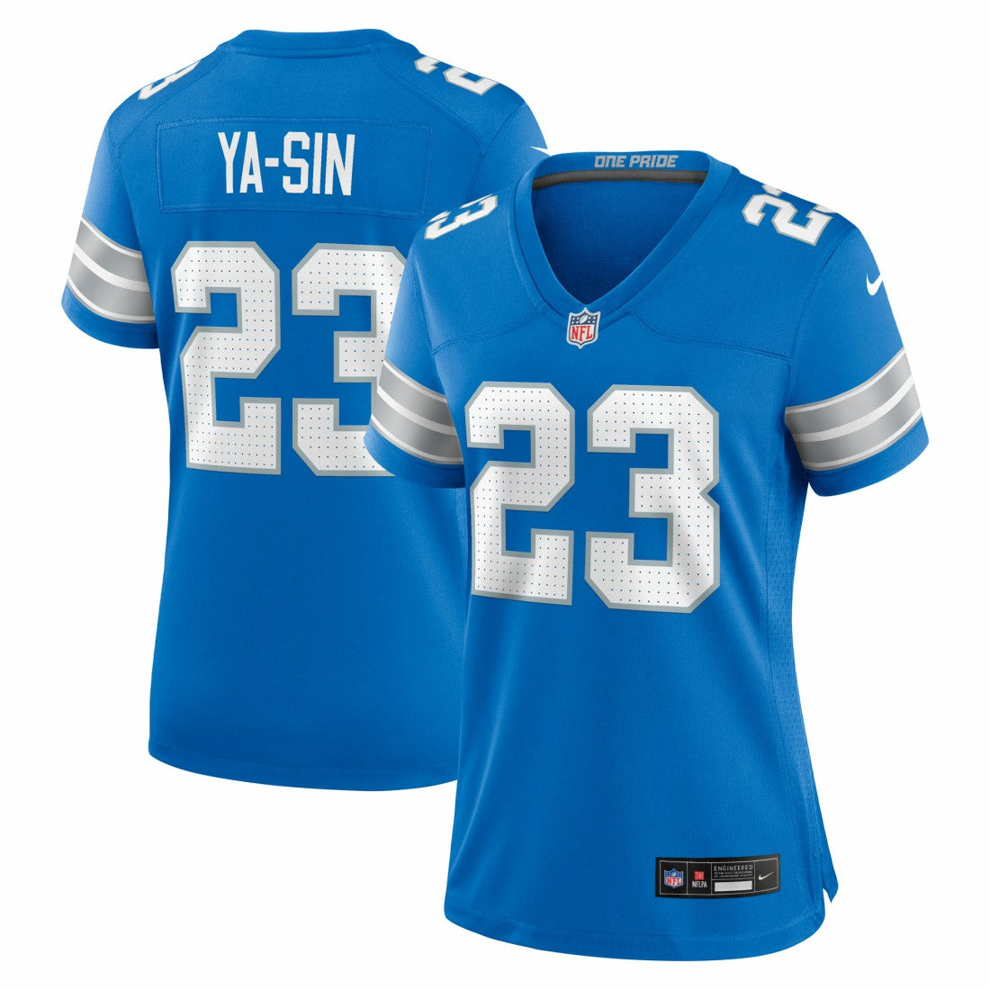 NFL Detroit Lions Rock Ya-Sin  Women's Team Game Jersey