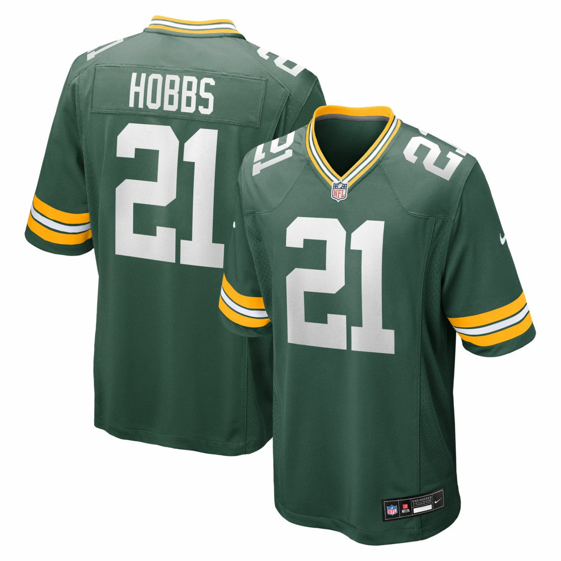 NFL Green Bay Packers Nate Hobbs  Team Game Jersey