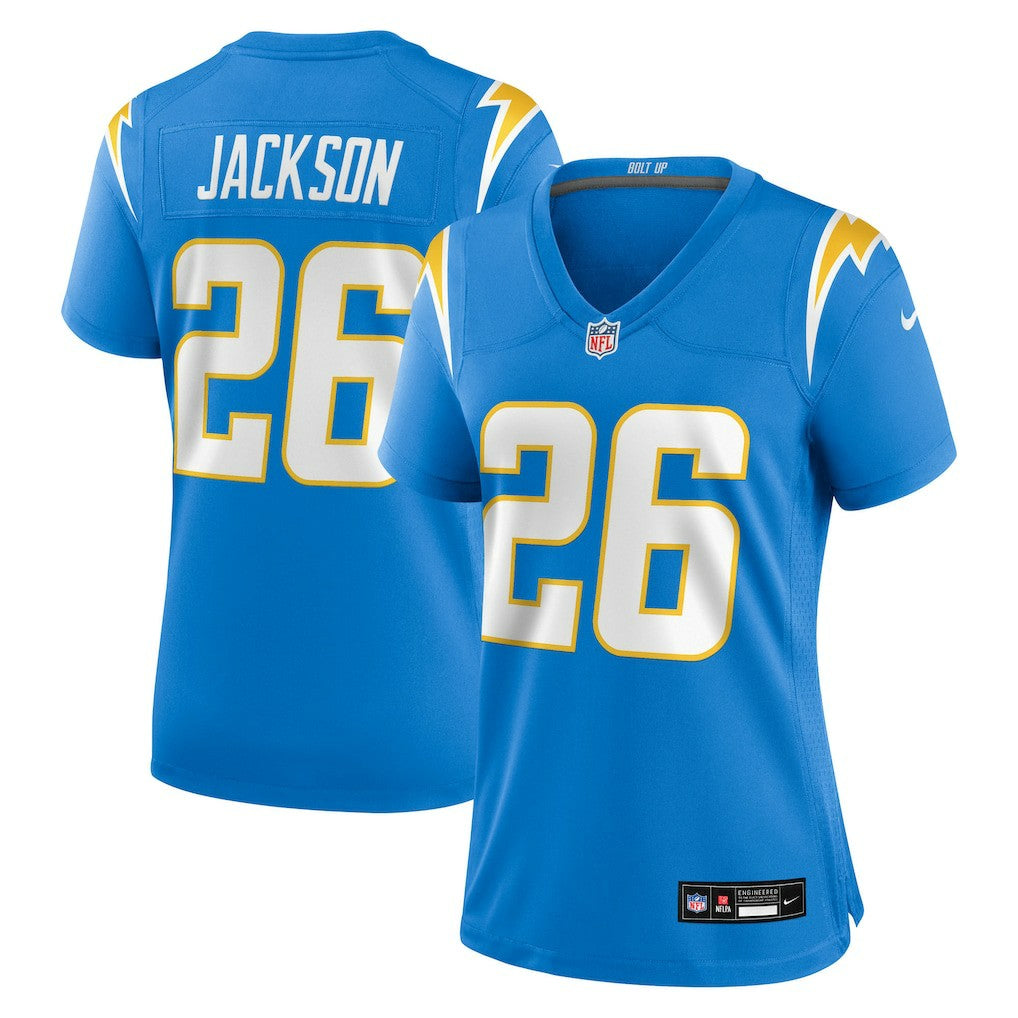 NFL Los Angeles Chargers Donte Jackson  Women's Team Game Jersey