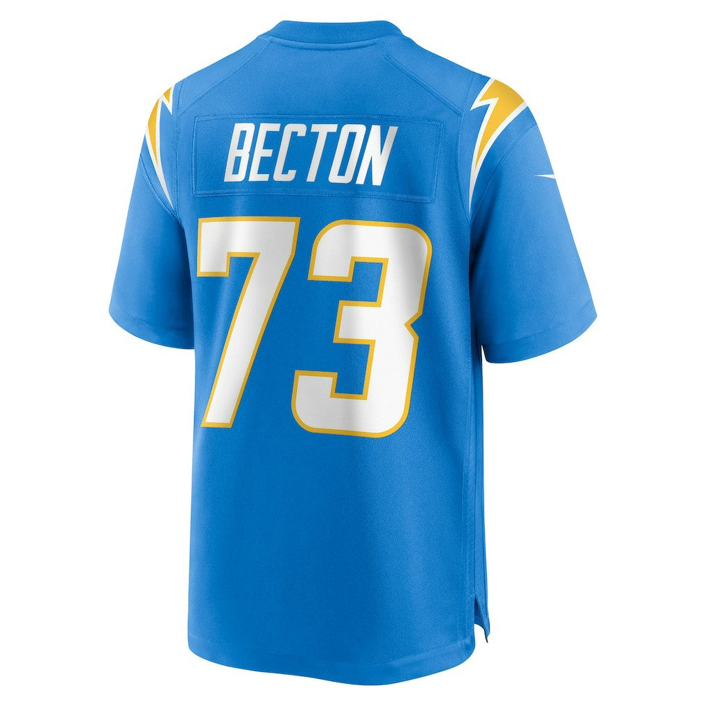 NFL Los Angeles Chargers Mekhi Becton  Team Game Jersey