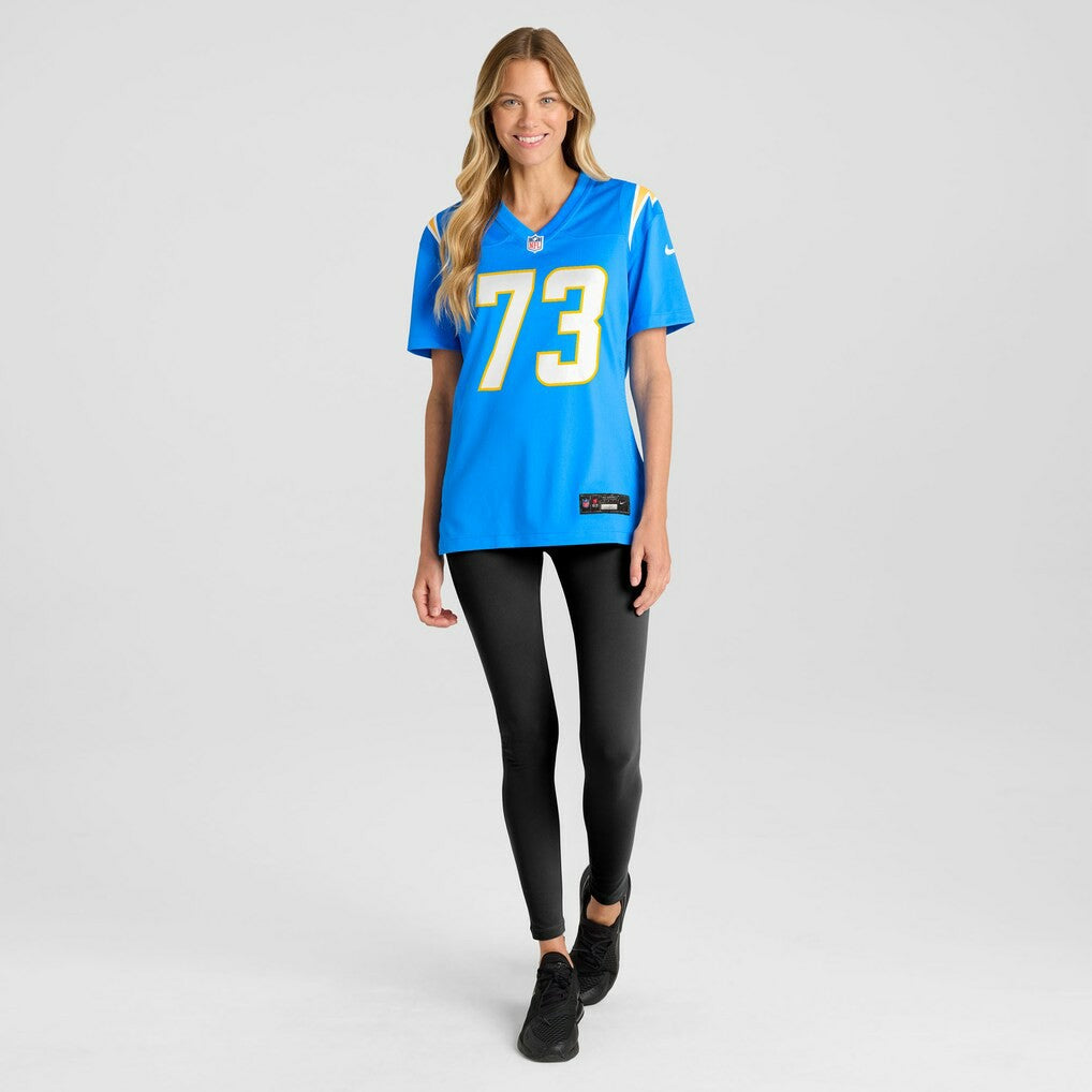 NFL Los Angeles Chargers Mekhi Becton  Women's Team Game Jersey