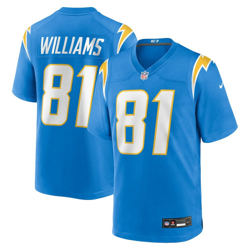 NFL Los Angeles Chargers Mike Williams  Team Game Jersey