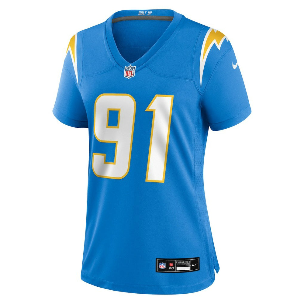 NFL Los Angeles Chargers Da'Shawn Hand  Women's Team Game Jersey