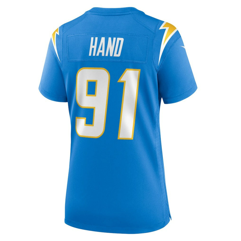 NFL Los Angeles Chargers Da'Shawn Hand  Women's Team Game Jersey