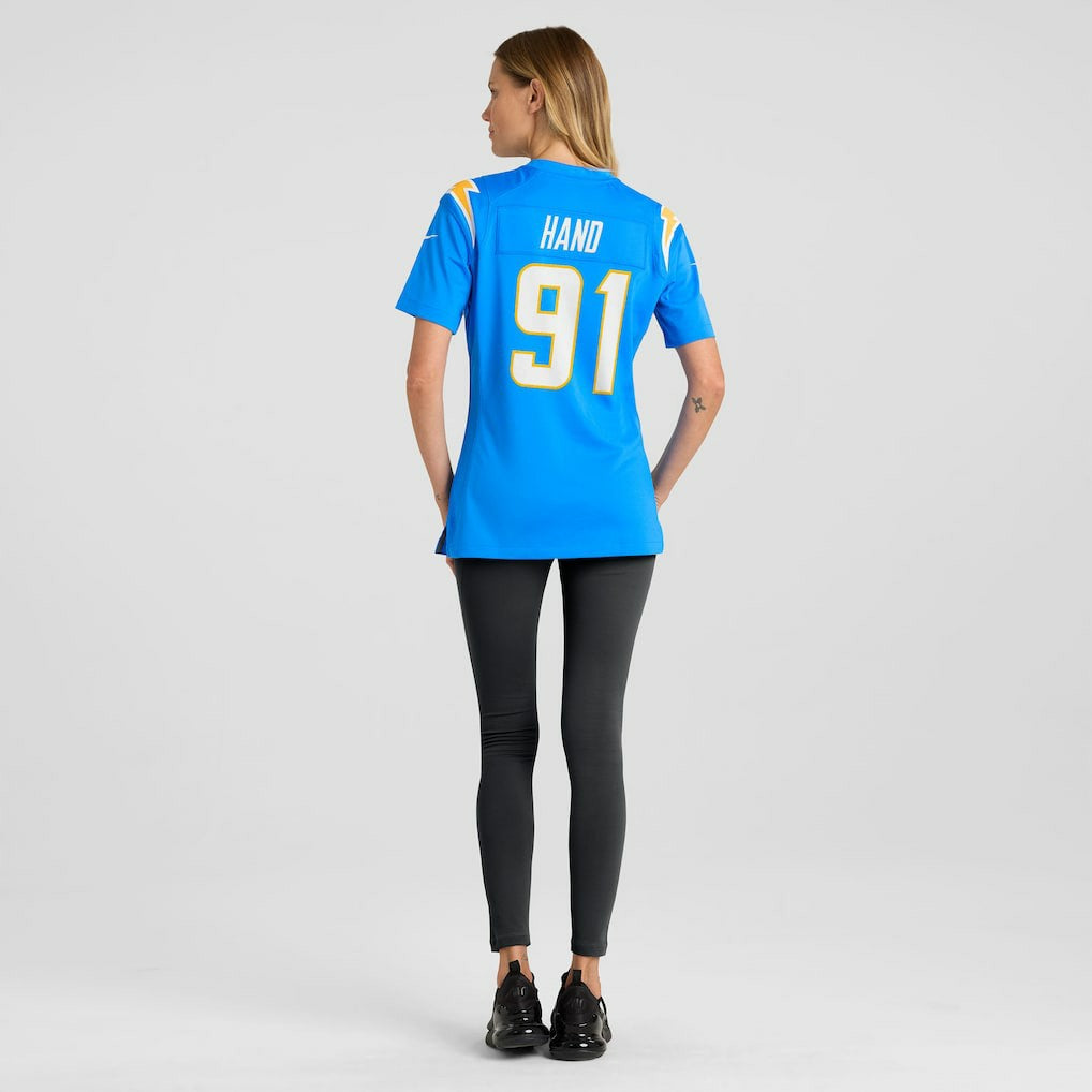 NFL Los Angeles Chargers Da'Shawn Hand  Women's Team Game Jersey