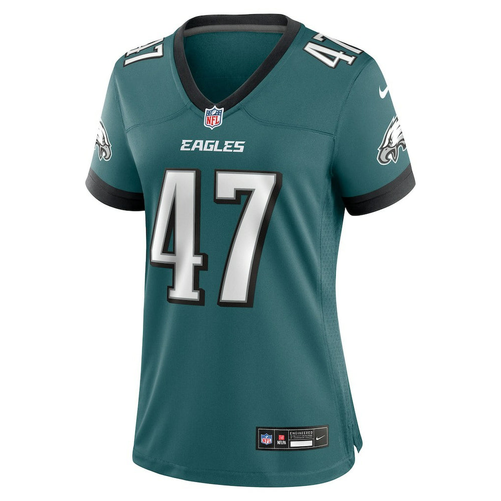 NFL Philadelphia Eagles Charley Hughlett  Women's Team Game Jersey