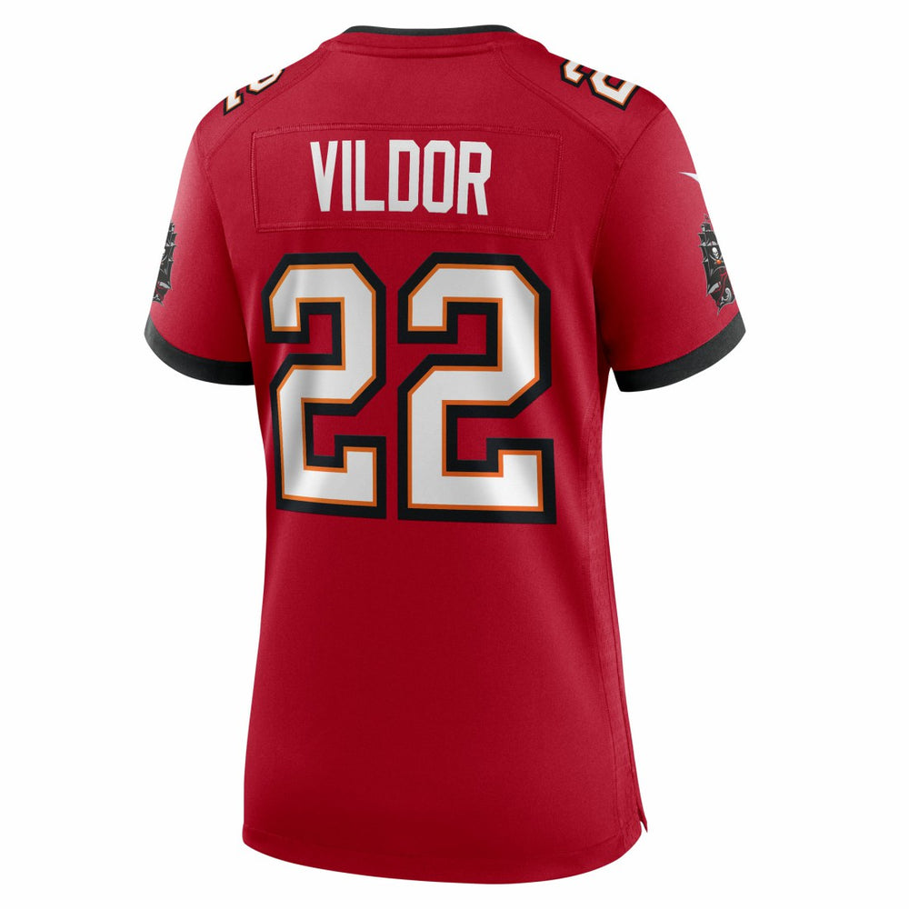 NFL Tampa Bay Buccaneers Kindle Vildor  Women's Team Game Jersey