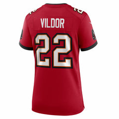 NFL Tampa Bay Buccaneers Kindle Vildor  Women's Team Game Jersey