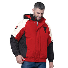 NFL Atlanta Falcons Starter Oxford Crinkle Full-Snap Hoodie Jacket