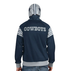 NFL Dallas Cowboys Pro Player Helmet Full-Zip Hooded Track Jacket