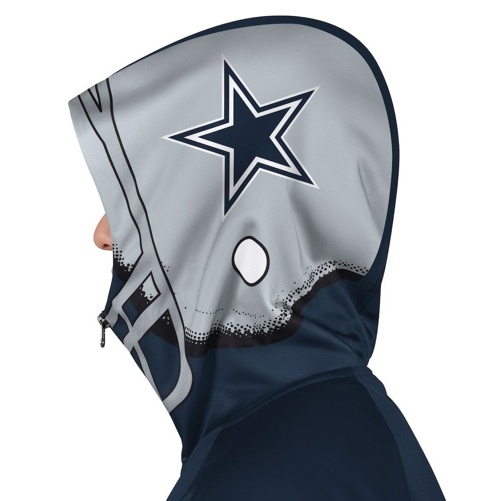 NFL Dallas Cowboys Pro Player Helmet Full-Zip Hooded Track Jacket
