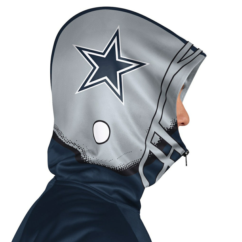 NFL Dallas Cowboys Pro Player Helmet Full-Zip Hooded Track Jacket
