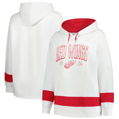 Detroit Red Wings Profile Women's Plus Size Hoodie