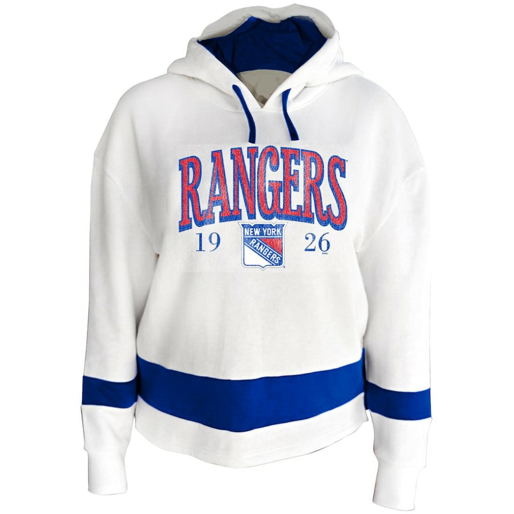 New York Rangers Profile Women's Plus Size Hoodie