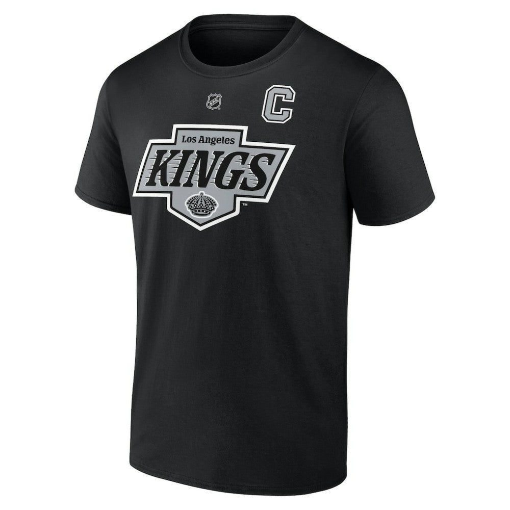 Anze Kopitar Los Angeles Kings Fanatics Authentic Stack Name & Number T-Shirt