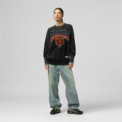 NFL Chicago Bears Women's Delineate Mineral Wash Crewneck Sweatshirt