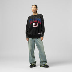 NFL New York Giants Women's Delineate Mineral Wash Crewneck Sweatshirt