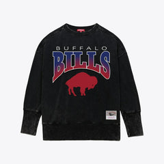 NFL Buffalo Bills Women's Delineate Mineral Wash Crewneck Sweatshirt