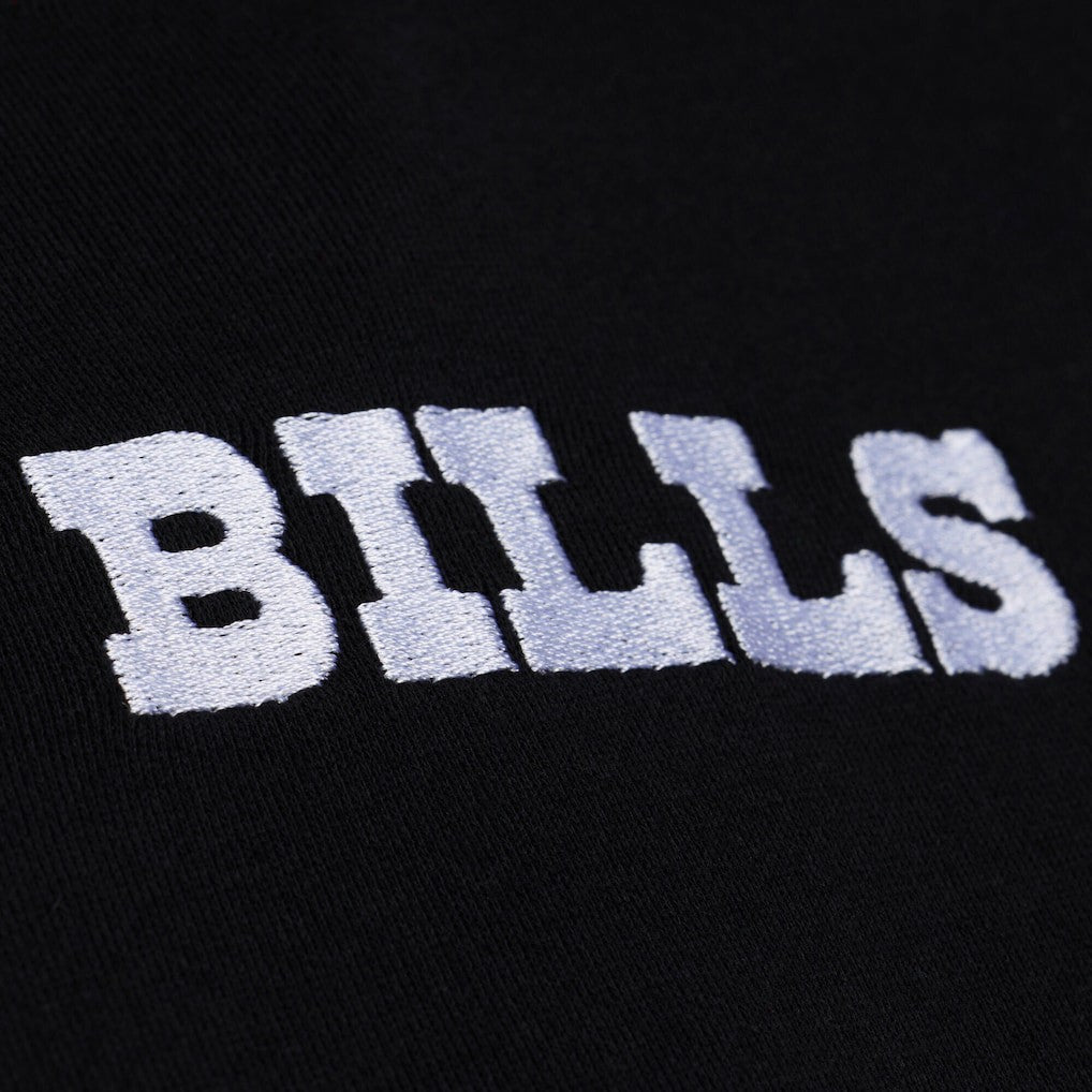NFL Buffalo Bills Women's Throwback Cropped Long Sleeve Rugby Polo