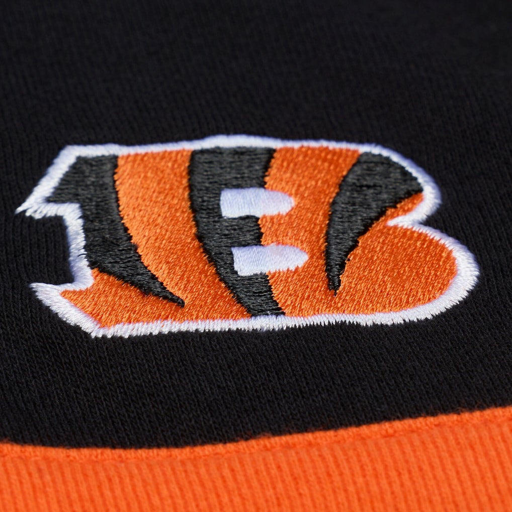 NFL Cincinnati Bengals Women's Cropped Long Sleeve Rugby Polo
