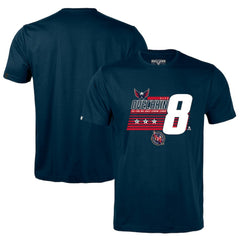 Alexander Ovechkin Washington Capitals Levelwear NHL All-Time Leading Goal Scorer Milestone Stripes Name & Number Richmond T-Shirt