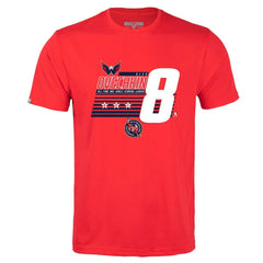 Alexander Ovechkin Washington Capitals Levelwear NHL All-Time Leading Goal Scorer Milestone Stripes Name & Number Richmond T-Shirt