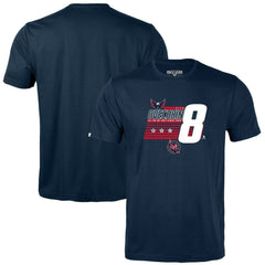 Alexander Ovechkin Washington Capitals Levelwear Youth NHL All-Time Leading Goal Scorer Milestone Stripes Name & Number Little Richmond T-Shirt