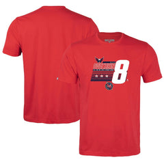 Alexander Ovechkin Washington Capitals Levelwear Youth NHL All-Time Leading Goal Scorer Milestone Stripes Name & Number Little Richmond T-Shirt