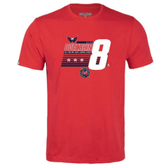 Alexander Ovechkin Washington Capitals Levelwear Youth NHL All-Time Leading Goal Scorer Milestone Stripes Name & Number Little Richmond T-Shirt