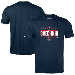 Alexander Ovechkin Washington Capitals Levelwear Youth NHL All-Time Leading Goal Scorer Milestone Stars Name & Number Little Richmond T-Shirt